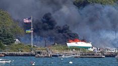 Fire that destroyed Massachusetts marina was caused by gasoline vapors, investigators say