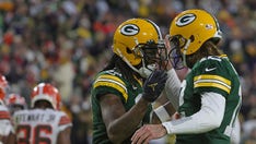 Raiders’ Davante Adams hints at possible reunion with Packers quarterback Aaron Rodgers