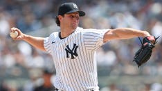 Yankees' Gerrit Cole fumes after Blue Jays pitcher Alek Manoah hits Aaron Judge with pitch
