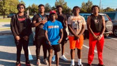 Georgia high school football players rushed to save woman involved in car crash