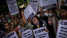 Indian woman calls to rescind release of 11 men convicted of raping her during religious riots