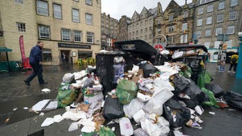 Garbage piles in Scotland raise health concerns amid strikes
