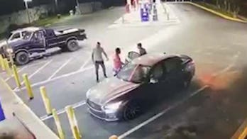 Florida gas station shootout caught on dramatic video, man charged with battery