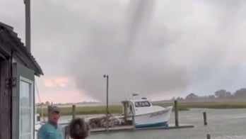 Waterspout touches down on small Maryland island, destroying several homes