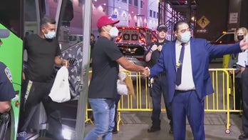 5 more migrant buses from Texas arrive in NYC as Abbott calls out Adams' 'hypocrisy'