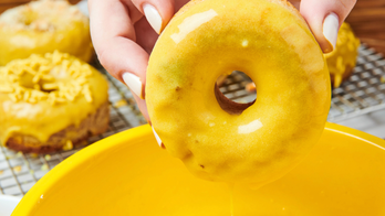 National Mustard Day is Saturday with sunny mustard-glazed donuts