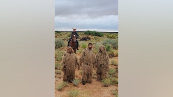 Border Patrol arrests suspected illegal immigrants wearing ghillie suits to blend into desert