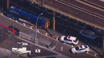 New York bus crashes into subway support pole; at least 13 injured, 1 in critical condition