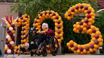 Loyola Universtity celebrates Sister Jean's 103rd birthday with train plaza named in her honor