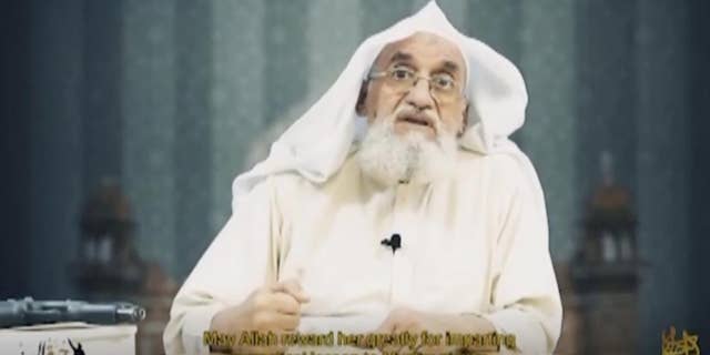 This image taken from a video issued by al-Sahab, al Qaeda's media branch, shows al Qaeda leader Ayman al-Zawahri speaking.