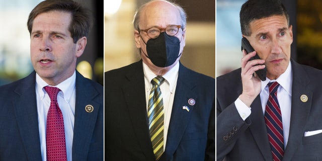 From left, Rep. Chuck Fleischmann, R-Tenn., Rep. Steve Cohen, D-Tenn. and Rep. David Kustoff, R-Tenn.