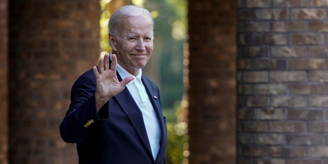 U.S. President Joe Biden departs from Holy Spirit Catholic Church after attending Mass on St. Johns Island, South Carolina, U.S., August 13, 2022.