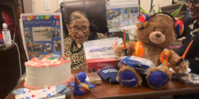 Jane Smith of San Francisco felt the birthday love from Southwest Airlines employees.