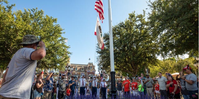 Marine Lance Cpl. Dylan Merola, who died during the U.S. withdrawal from Afghanistan, was honored at Disneyland.
