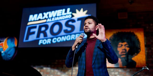 Rep. Maxwell Alejandro Frost at a campaign event. Photo courtesy of the Frost For Congress campaign.