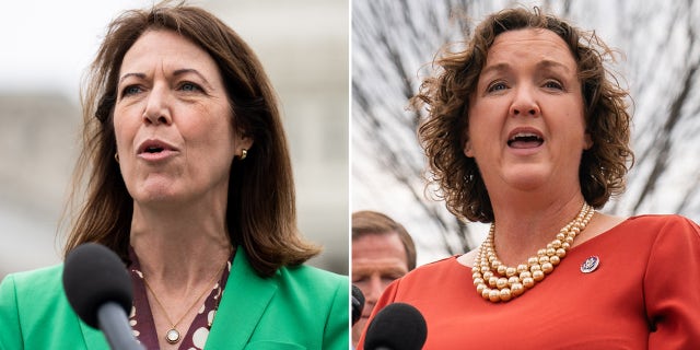 Democratic Reps. Cindy Axne of Iowa and Katie Porter of California.
