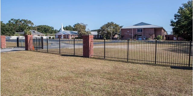 Outside view of Grace Christian School in Florida. 