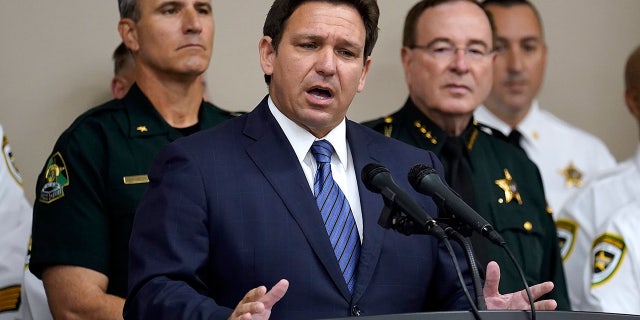 Florida Gov. Ron DeSantis suspended four school board members for incompetence, neglect of duty and misuse of authority.