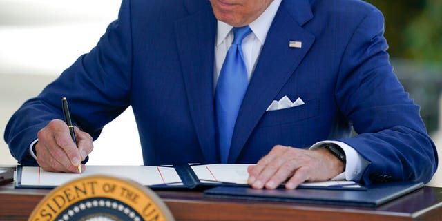 President Joe Biden signed the Respect for Marriage Act on Tuesday, officially enshrining certain protections for same-sex marriages into federal law.