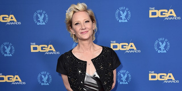 Anne Heche arrives at the 74th annual Directors Guild of America Awards on March 12, 2022, in Beverly Hills, California.