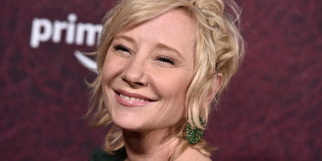 Anne Heche arrives at the premiere of "The Tender Bar" on Dec.  12, 2021, at the TCL Chinese Theater in Los Angeles.