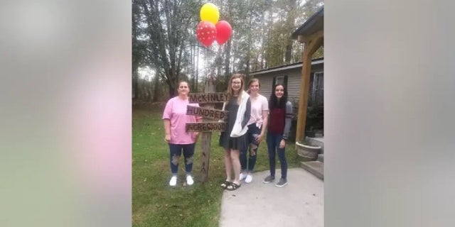 Anna Jones, second from the right, was fatally shot early Saturday morning. She was supposed to start school at the University of West Georgia.