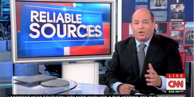 Brian Stelter hosted his final "Reliable Sources" last month on CNN. 