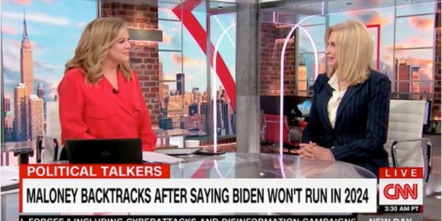CNN's Brianna Keilar presses Rep. Maloney on why she thinks Biden won't run again.