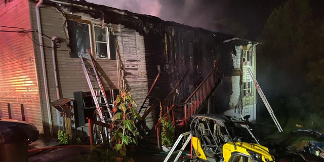 A quick-thinking 17-year-old, Falon O'Regan, jumped out of a window and pushed a trampoline under other windows to help those still trapped inside escape the flames.