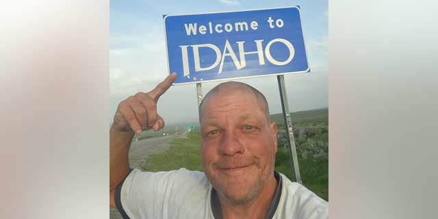 Barnes arrived in Idaho on June 19, after finishing his trip through Montana.