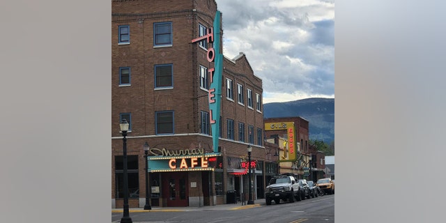 On his way to Helena, Barnes visited the town of Livingston (pictured here).