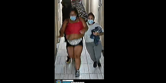 The three suspects being sought by the New York City Police Department in connection to the robberies.