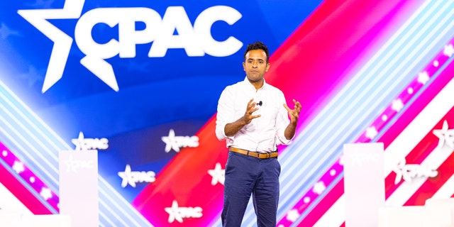 Vivek Ramaswamy speaks to 2022 CPAC crowd in Dallas, Texas.