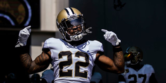 CJ Gardner Johnson before the New Orleans Saints face the Green Bay Packers at TIAA Bank Field on Sept. 12, 2021 in Jacksonville, Florida.