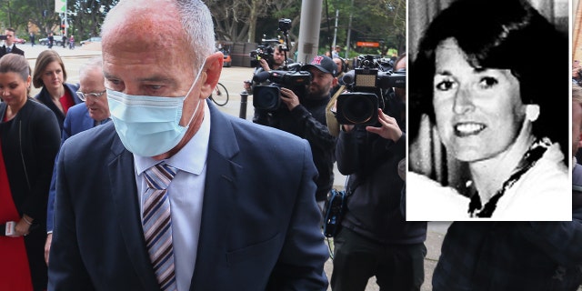 Chris Dawson and the team arrive at the NSW Supreme Court in Sydney, Australia on August 30, 2022. Dawson, a former Newtown Jets rugby league player, is accused of murdering his wife Lynette in January 1982 and disposing of her body.