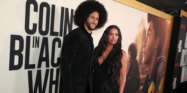 Colin Kaepernick and Nessa Diab Join Netflix Exclusive Series "black and white choline" Premieres October 28, 2021 at the Los Angeles County Museum of Art in Los Angeles, California.