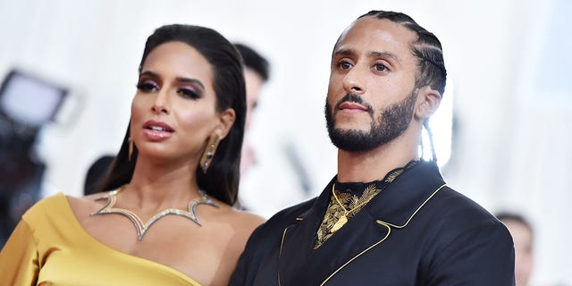 Nessa Diab and Colin Kaepernick attend the 2019 Met Gala Celebrating Camp: Notes on Fashion on May 6, 2019 at The Metropolitan Museum of Art in New York City.