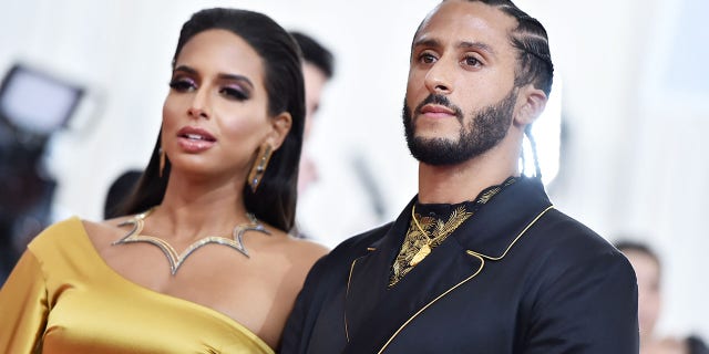 Nessa Diab and Colin Kaepernick attend the 2019 Met Gala Celebrating Camp: Notes on Fashion on May 6, 2019 at The Metropolitan Museum of Art in New York City.