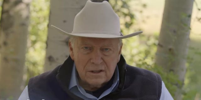 Former Vice President Dick Cheney has praised his daughter and former President Donald Trump has been blasted by GOP Rep. Liz Cheney in Wyoming campaign ads.