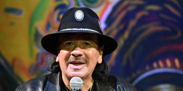 Carlos Santana had taken time off for a heart condition in 2021.