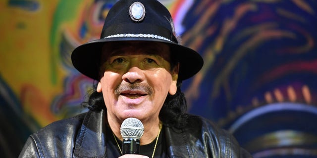 Carlos Santana had taken time off for a heart condition in 2021.