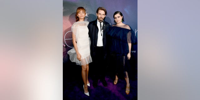 Sam Levinson, creator and director of "Euphoria," reportedly clashed with Barbie Ferreira during filming of Season Two. He's seen here with Zendaya and Ferreira.