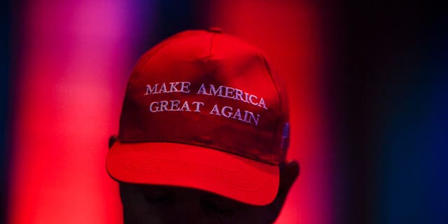 Guests at Sydney Sweeney's mother's surprise wore hats reminiscent of former President Trump's 'Make America Great Again' hats, with the words "Make Sixty Great Again" inscribed on the red caps.