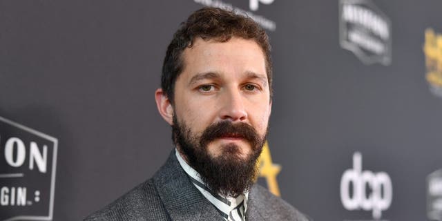 Shia LaBeouf attends the 23rd Annual Hollywood Film Awards at the Beverly Hilton Hotel in Beverly Hills, California, on Nov. 3, 2019.