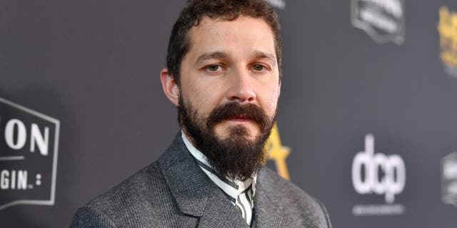 Shia LaBeouf attends the 23rd Annual Hollywood Film Awards at the Beverly Hilton Hotel in Beverly Hills, California, on Nov. 3, 2019.