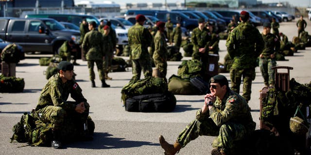 Member of the Canadian Armed Forces.