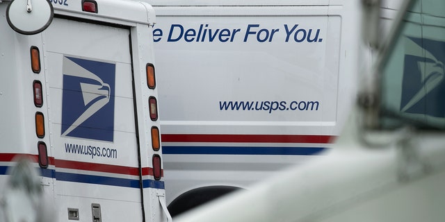USPS mail trucks