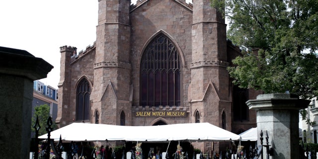 SALEM, MA - SEPTEMBER 24: The Salem Witch Museum, pictured on Sept. 24, 2020, is a popular destination for visitors to Salem, MA. The Halloween season will be very different this year due to the COVID-19 pandemic.