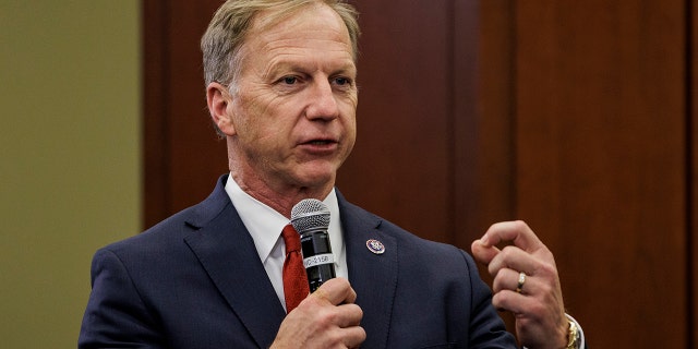 Rep. Kevin Stern, R-Okla., speaks during a town hall event hosted by House Republicans on March 1, 2022 in Washington, DC. 