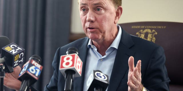 Connecticut Gov. Ned Lamont shown in this file photo in his Hartford office